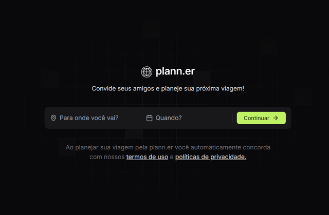 Thumbnail do projeto Planner 📅✈️